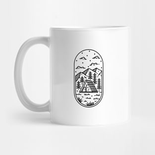 Home Cabin Mountain Mug